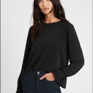 Banana Republic Wrinkle-Resistant Balloon-Sleeve Blouse